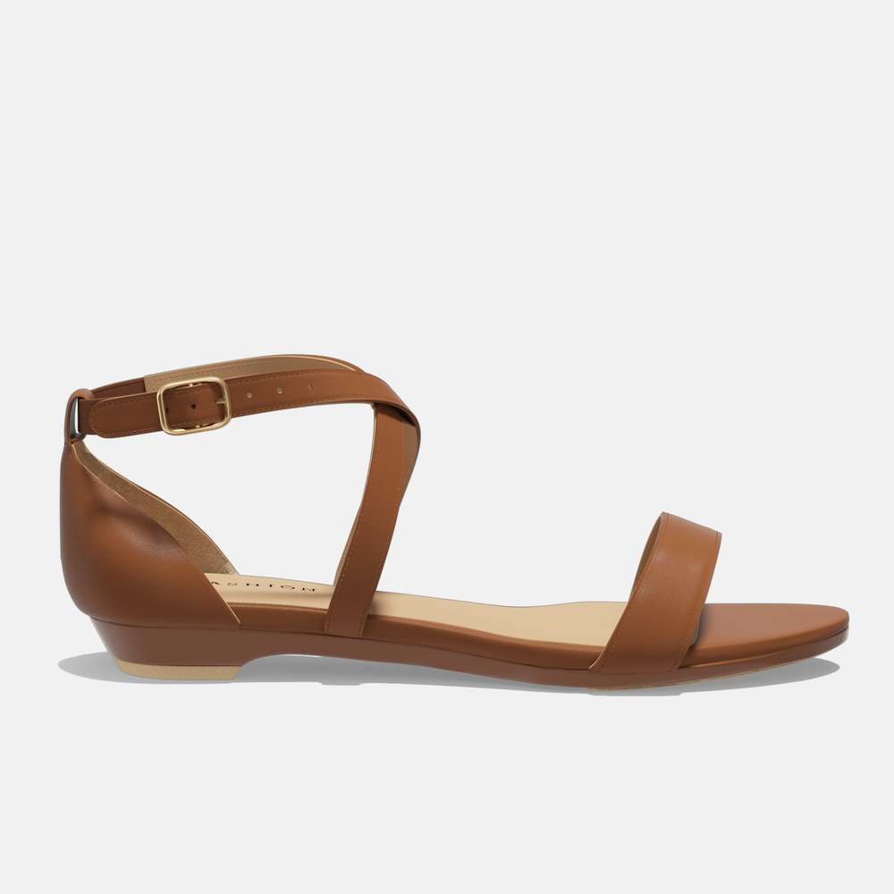 CONVERTIBLE HEEL - Pashion 1.0 The Sandal - Whiskey Leather Stiletto 4 Inch - Picture 3 of 5